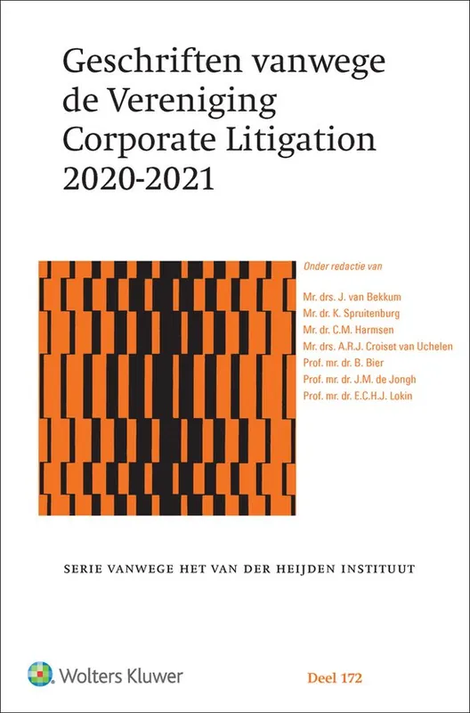 Geschriften vanwege de Vereniging Corporate Litigation 2020-2021 Populair