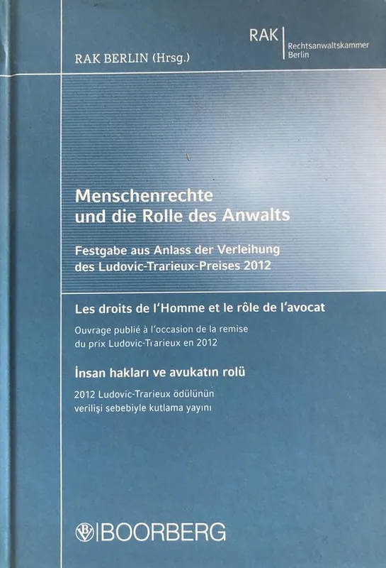 Menschenrechte und die Rolle des Anwalts Fabrieksprijs