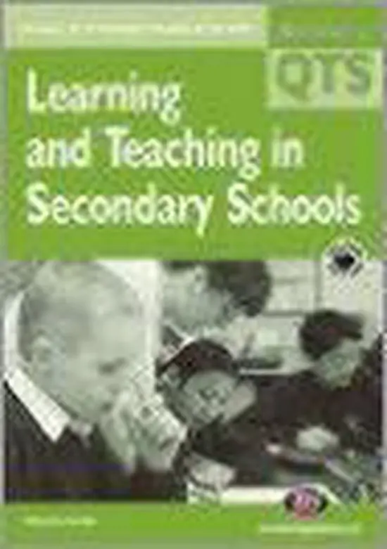 Learning And Teaching In Secondary Schools Bestel Nu