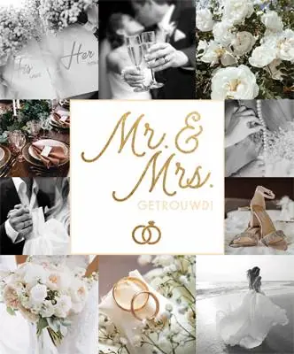 Mr. & Mrs. getrouwd! / Druk 1 Snelle Levering
