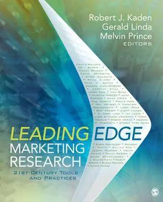 Leading Edge Marketing Research / 1st Edition Rechtstreeks Van De Fabrikant