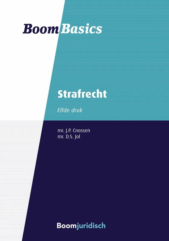 Boom Basics Strafrecht / Druk 11 Must-Have