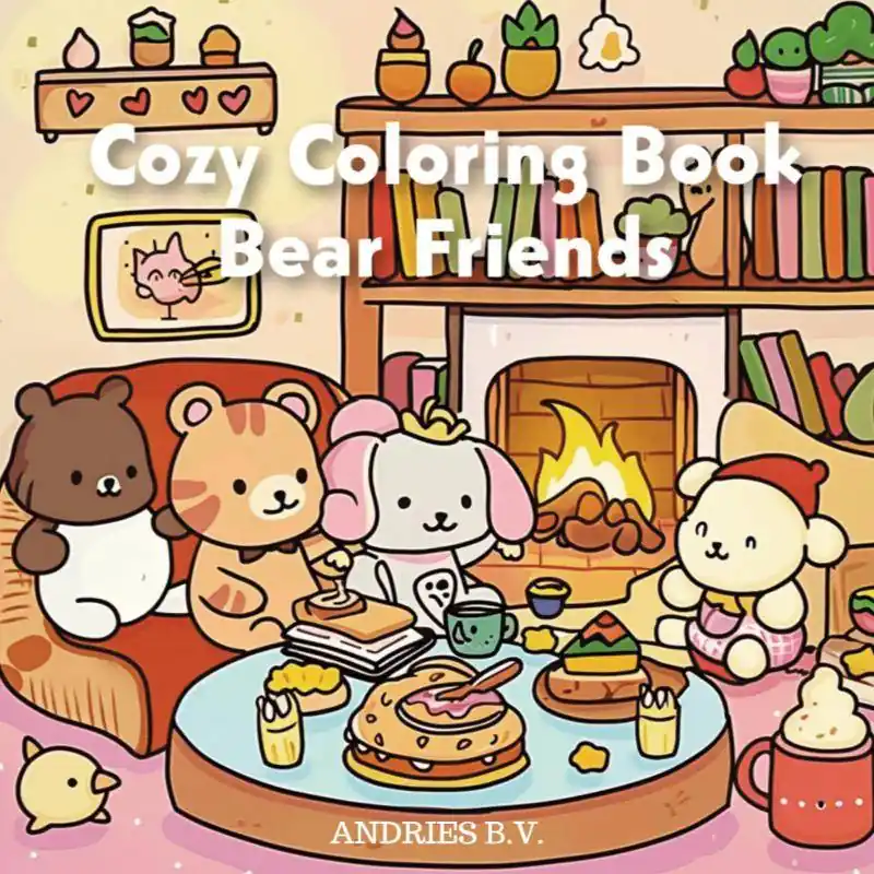 Cozy Coloring Book - Bear Friends / 1st Edition Direct Beschikbaar
