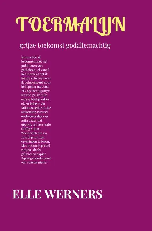 TOERMALIJN / Druk 1 Koop Online