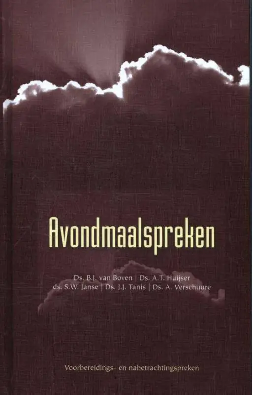 Voordeelprijs Avondmaalspreken / Druk 1