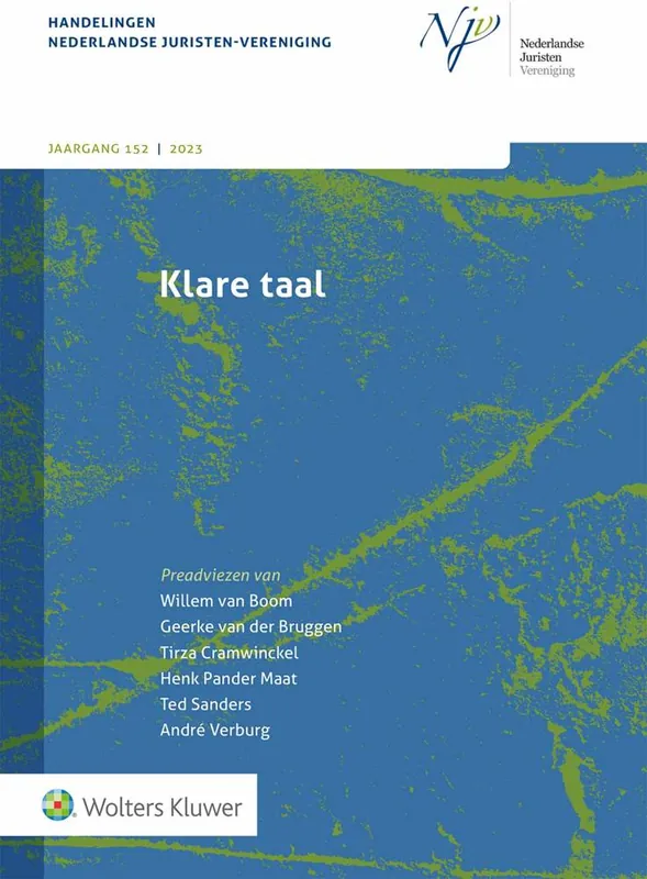 Klare taal / Druk 1 Gratis Retour