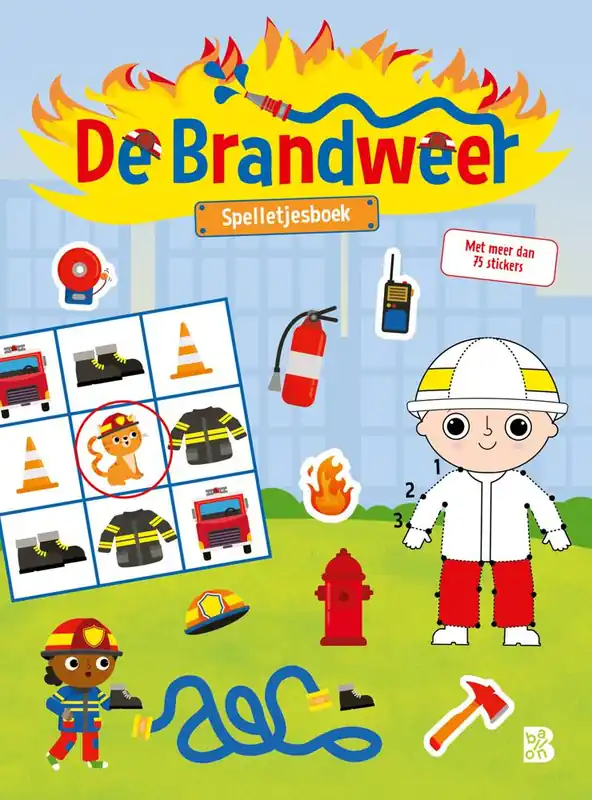 De brandweer spelletjesboek / Druk 1 Alleen Vandaag