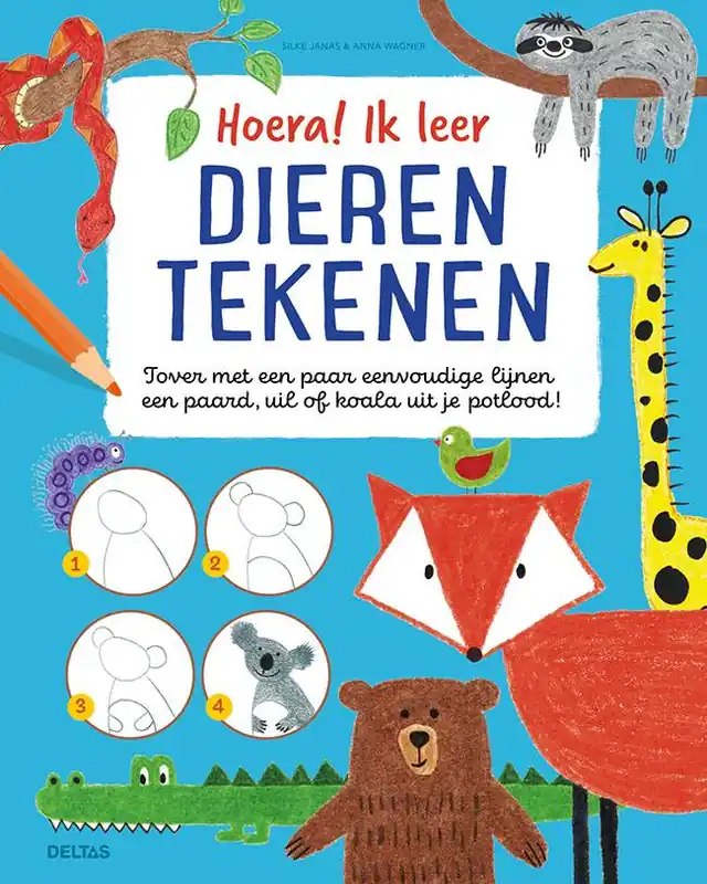 Hoera! Ik leer dieren tekenen / Druk 1 Beperkte Voorraad