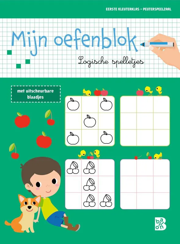 Mijn oefenblok: Logische spelletjes (Eerste kleuterklas - Peuterspeelzaal) / Druk 1 Laatste Kans