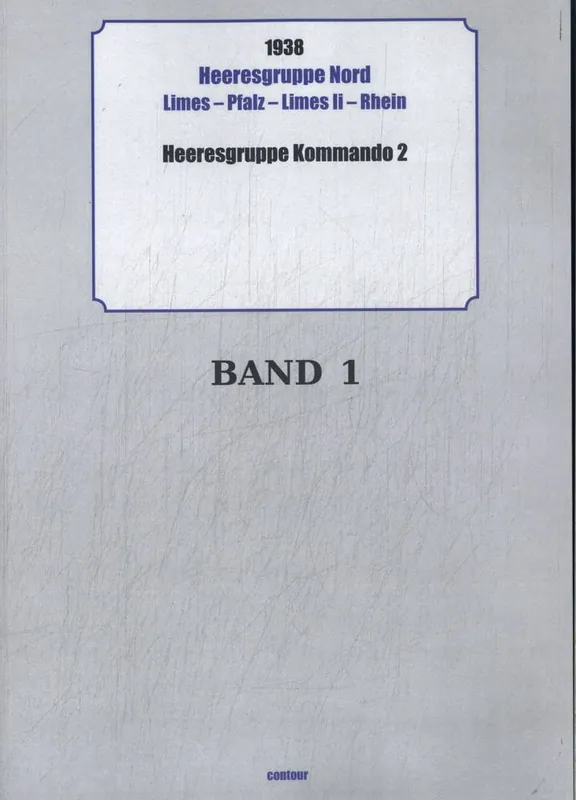 Goedkoop 1938 Heeresgruppe Nord / Druk 1