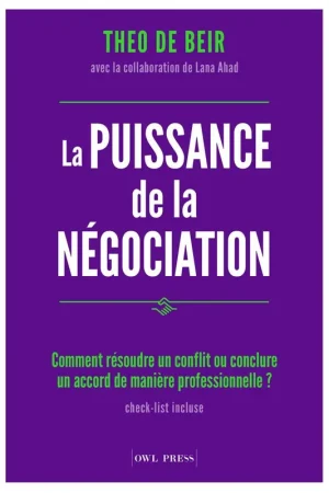 Aanbieding La puissance de la négociation / 1 Edition