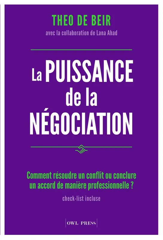 Aanbieding La puissance de la négociation / 1 Edition