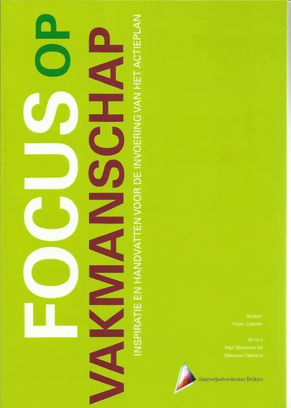 Focus op vakmanschap / Druk 1 Betrouwbaar