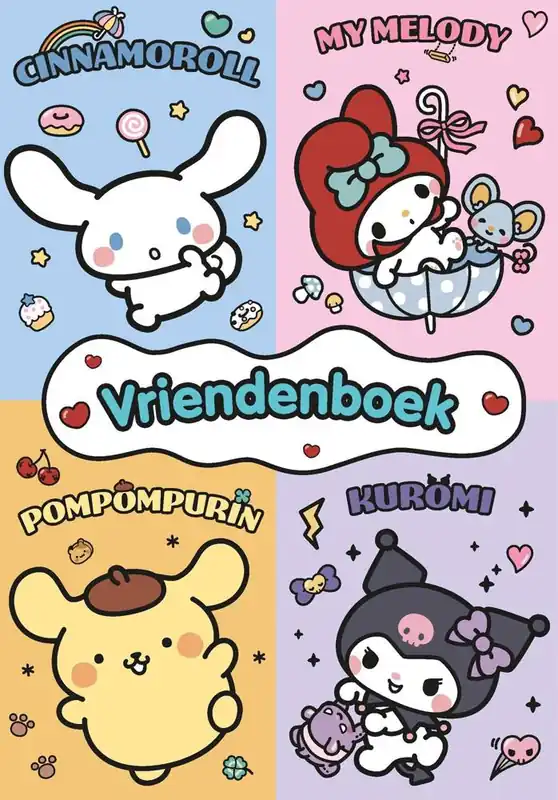 Favoriet Cinnamoroll & vriendjes - vriendenboekje / Druk 1