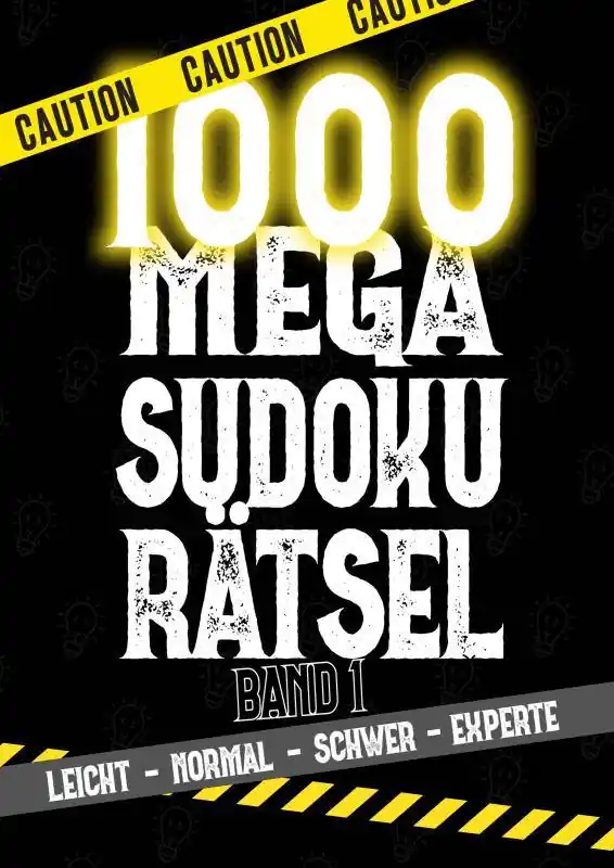 Superprijs 1000 Mega Sudoku von Leicht bis Experte für Erwachsene, Teenager und Senioren inkl. Lösungen / 2 Edition