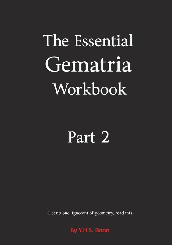 Gratis Retour The Essential Gematria Workboek Part 2 / 1st Edition