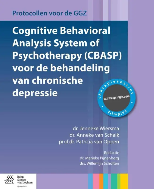 Cognitive behavioral analysis system of psychotherapy (CBASP) voor de behandeling van chronische depressie / Druk 1 Beste Prijs