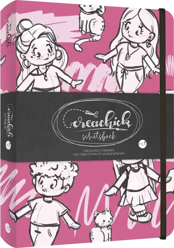 Express Levering CreaChick Schetsboek / Druk 1