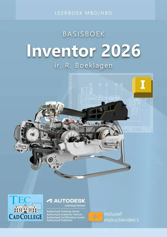 Alleen Vandaag Inventor 2026 basisboek mbo/hbo Leerboek / Druk 1