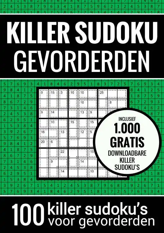 Sudoku Medium: KILLER SUDOKU - Puzzelboek met 100 Puzzels voor Gevorderden / Druk 4 Dagaanbieding