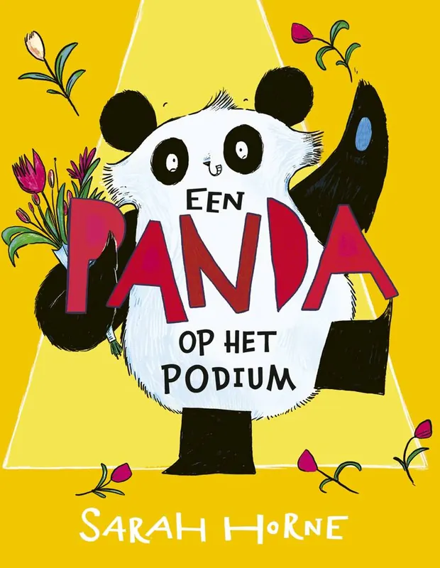 Een panda op het podium / Druk 1 Gereduceerde Prijs