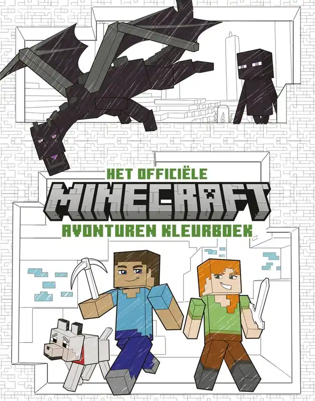 Het officiële Minecraft avonturen kleurboek / Druk 1 Aanbieding