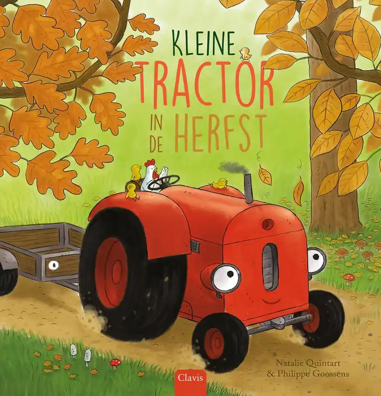 Kleine Tractor in de herfst / Druk 2 Express Levering