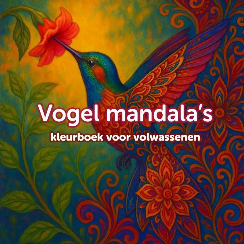 Mandala vogel kleurboek voor volwassenen / Druk 1 Beperkte Voorraad