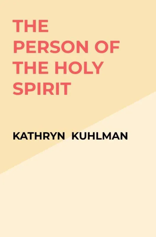 The Person of the Holy Spirit / 1st Edition Hoge Kwaliteit