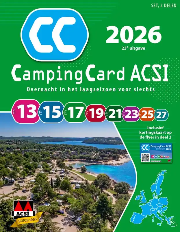 Gratis Verzending CampingCard ACSI 2026 / Druk 1