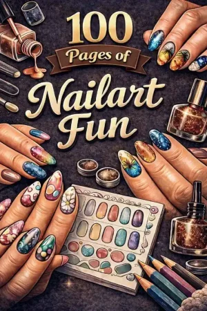 100 Pages of Nailart fun / 1st Edition Nu Kopen
