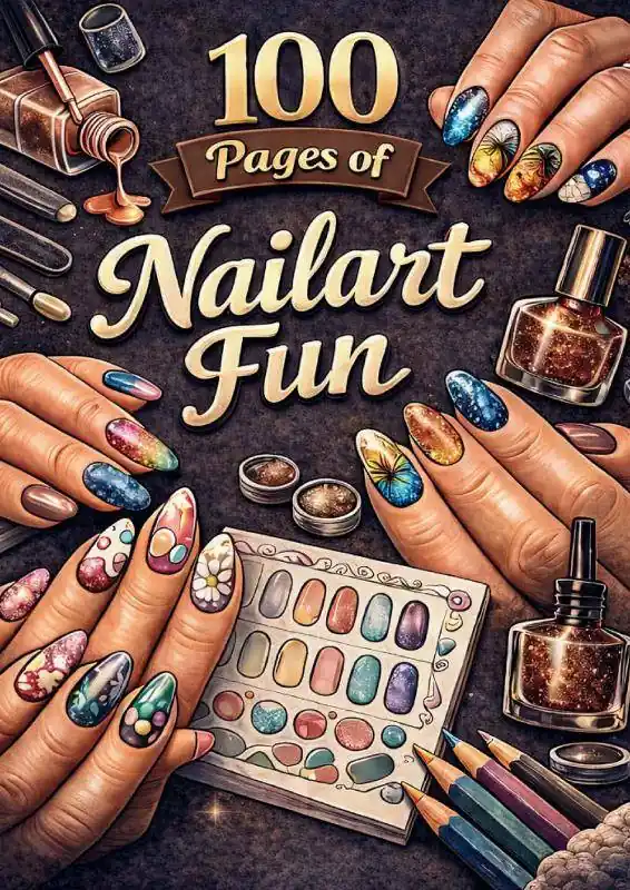 100 Pages of Nailart fun / 1st Edition Nu Kopen