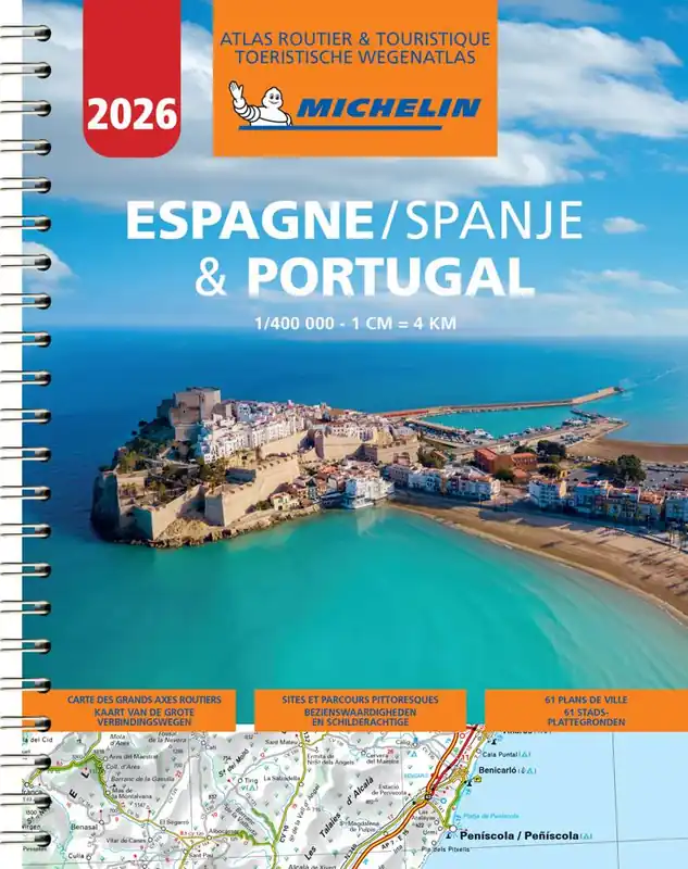 Michelin Atlas Spanje, Portugal 2026 / Druk 1 Premium
