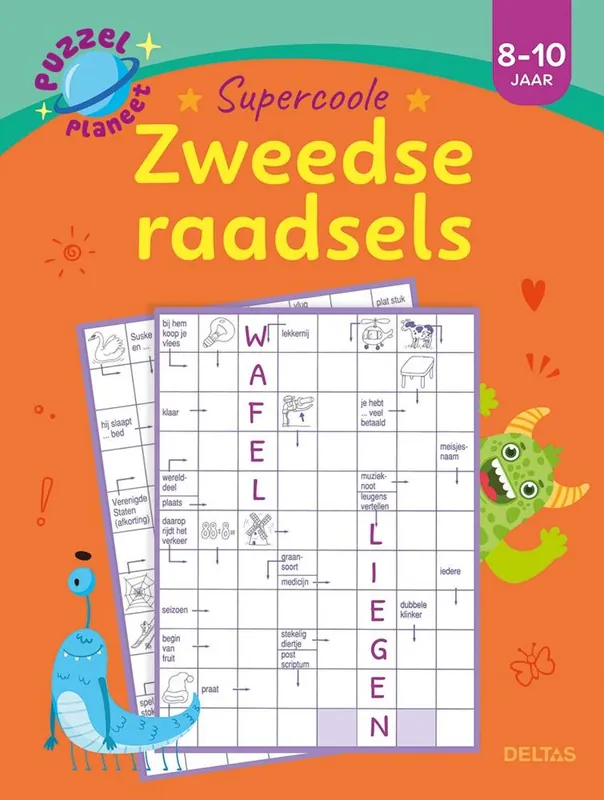 Merkproduct Puzzelplaneet - Supercoole zweedse raadsels 8-10 jaar / Druk 1