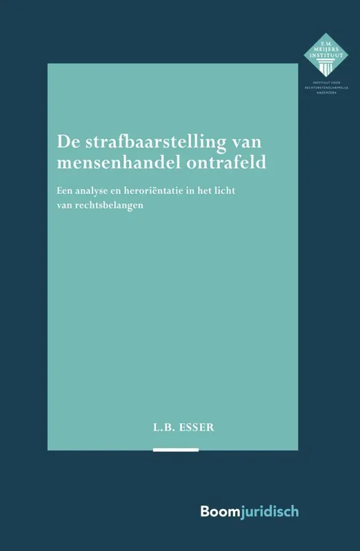 Must-Have De strafbaarstelling van mensenhandel ontrafeld / Druk 1