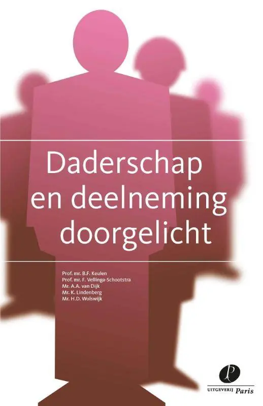 Daderschap en deelneming doorgelicht / Druk 1 Beste Prijs