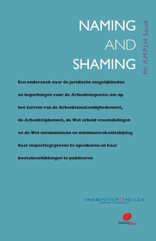 Gereduceerde Prijs Naming and shaming / Druk 1