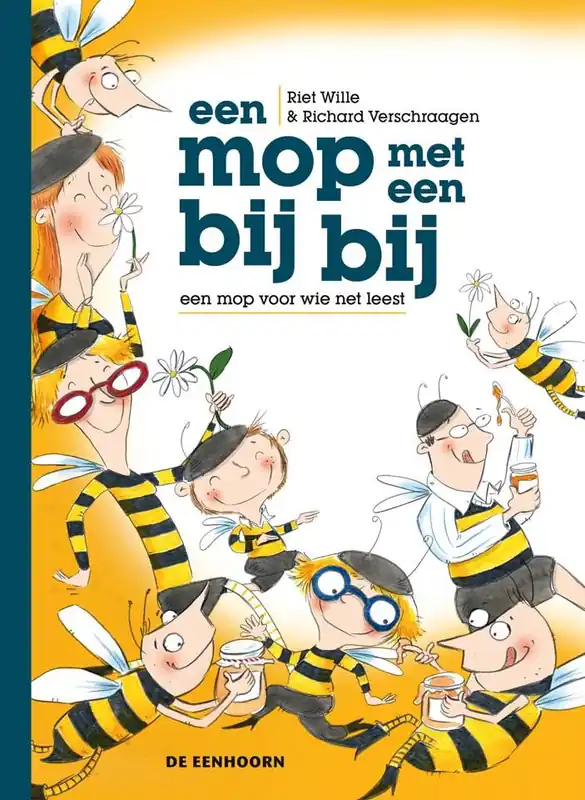 Gereduceerde Prijs een mop met een bij bij / Druk 1