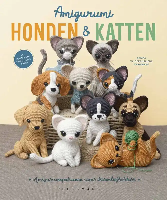 Amigurumi honden en katten / Druk 1 Korting