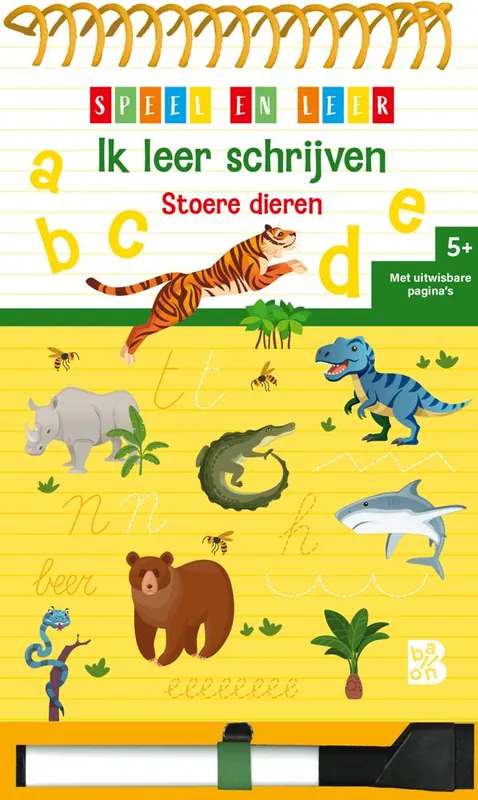 Ik leer schrijven Stoere dieren / Druk 1 Tijdelijk Beschikbaar