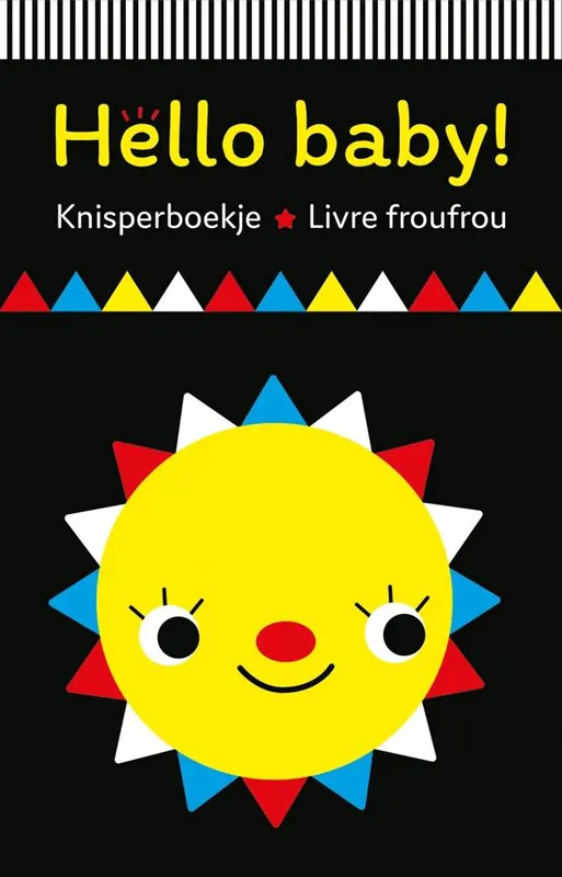 Knisperboekje Hello baby! / Livre frou-frou Hello baby ! / Druk 1 Korting
