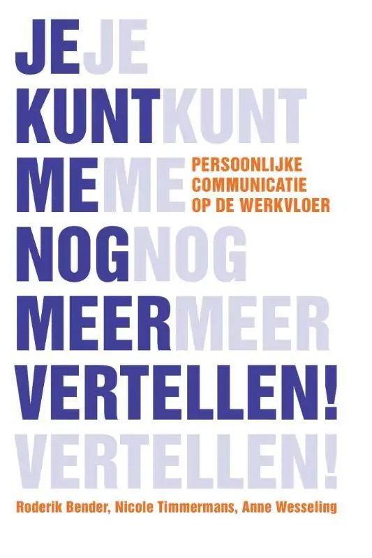 Premium Je kunt me nog meer vertellen / Druk 1