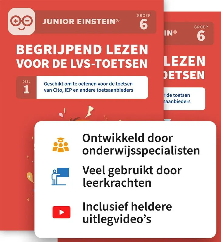 Begrijpend lezen voor de LVS-toetsen - Deel 1 en 2 Groep 6 / Druk 1 Fabrieksprijs
