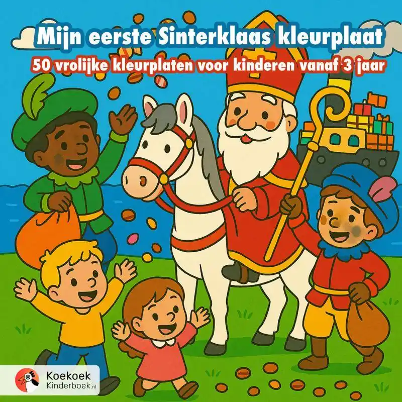 Betaalbaar Mijn eerste Sinterklaas kleurplaat / Druk 1