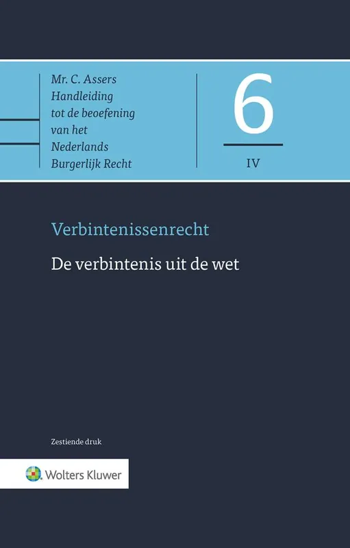 Koop Vandaag De verbintenis uit de wet / Druk 16