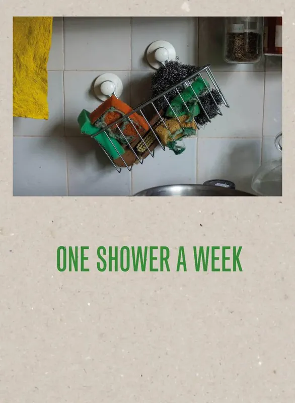 Korting One shower a week / Druk 1