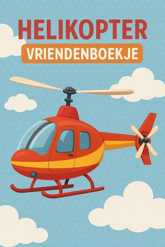 Helikopter Vriendenboekje / Druk 1 Alleen Vandaag