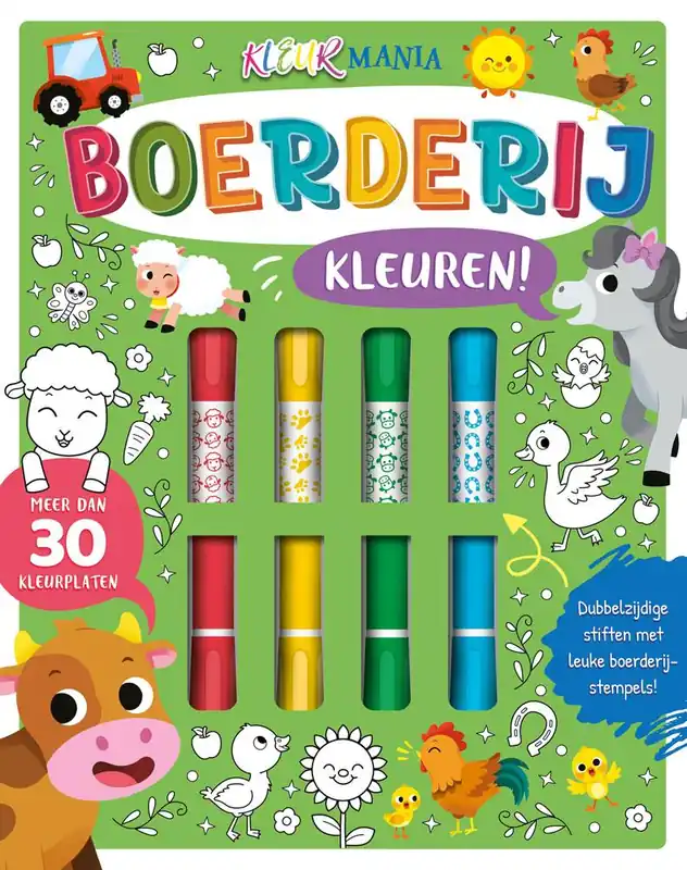 Boerderij kleuren! - Kleurmania / Druk 1 Aanbieding
