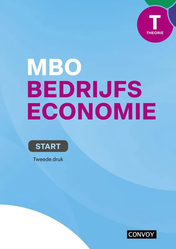 Snelle Levering MBO Bedrijfseconomie Start Theorieboek / Druk 2