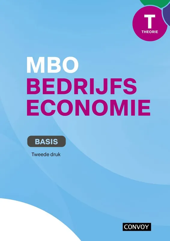 Rechtstreeks Van De Fabrikant MBO Bedrijfseconomie Basis Theorieboek / Druk 2